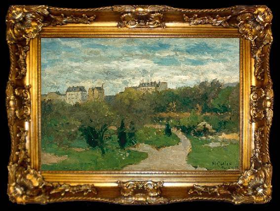 framed  Maurice Galbraith Cullen Environs of Paris, ta009-2